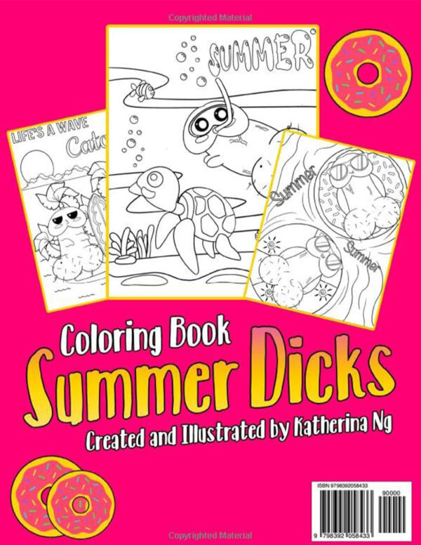 Summer Dicks Coloring Book
