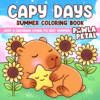 Capy Summer Days Coloring Book by Pawla Petal