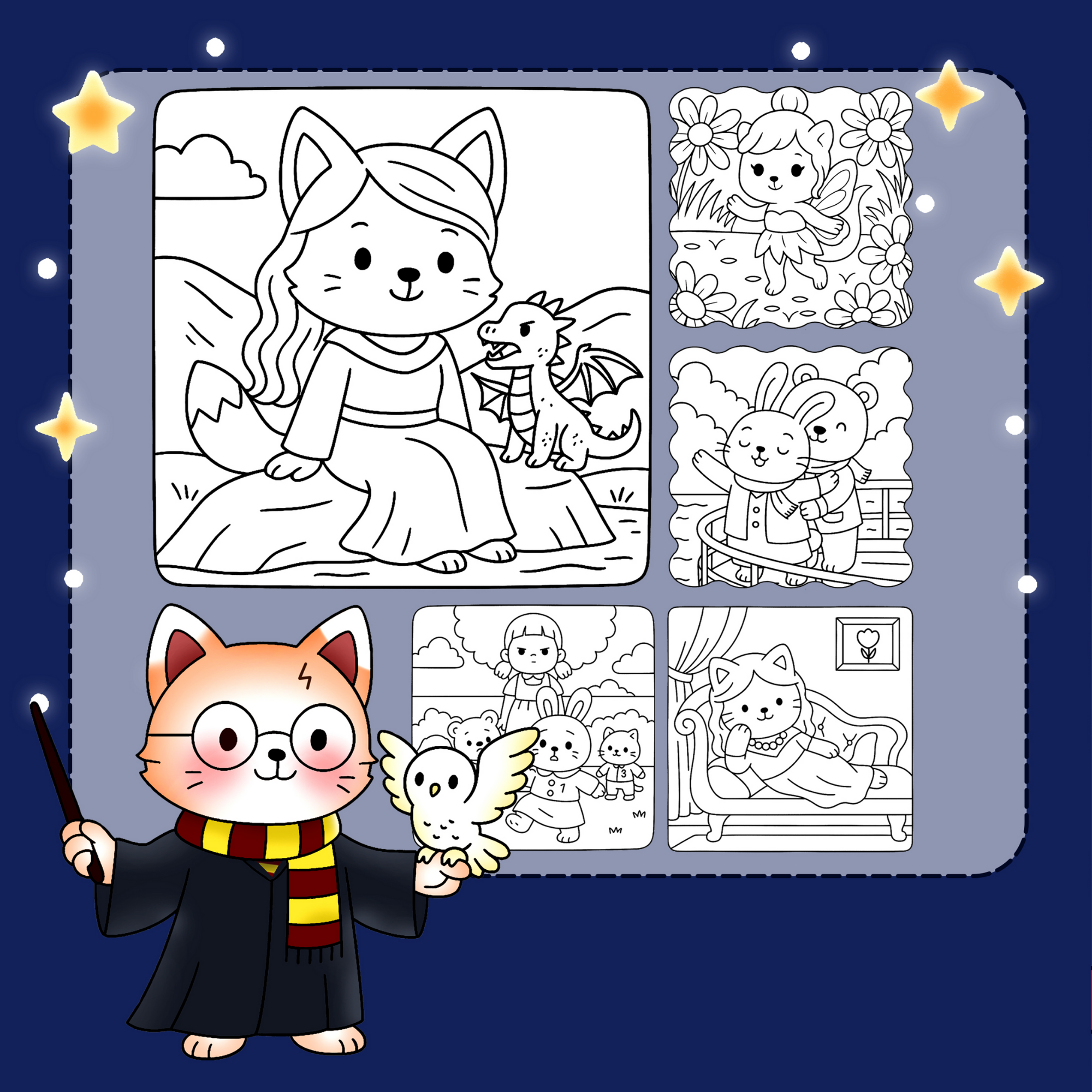 Cinema Cuties Coloring Book 5 Cinema Cuties Coloring Book by Pawla Petal