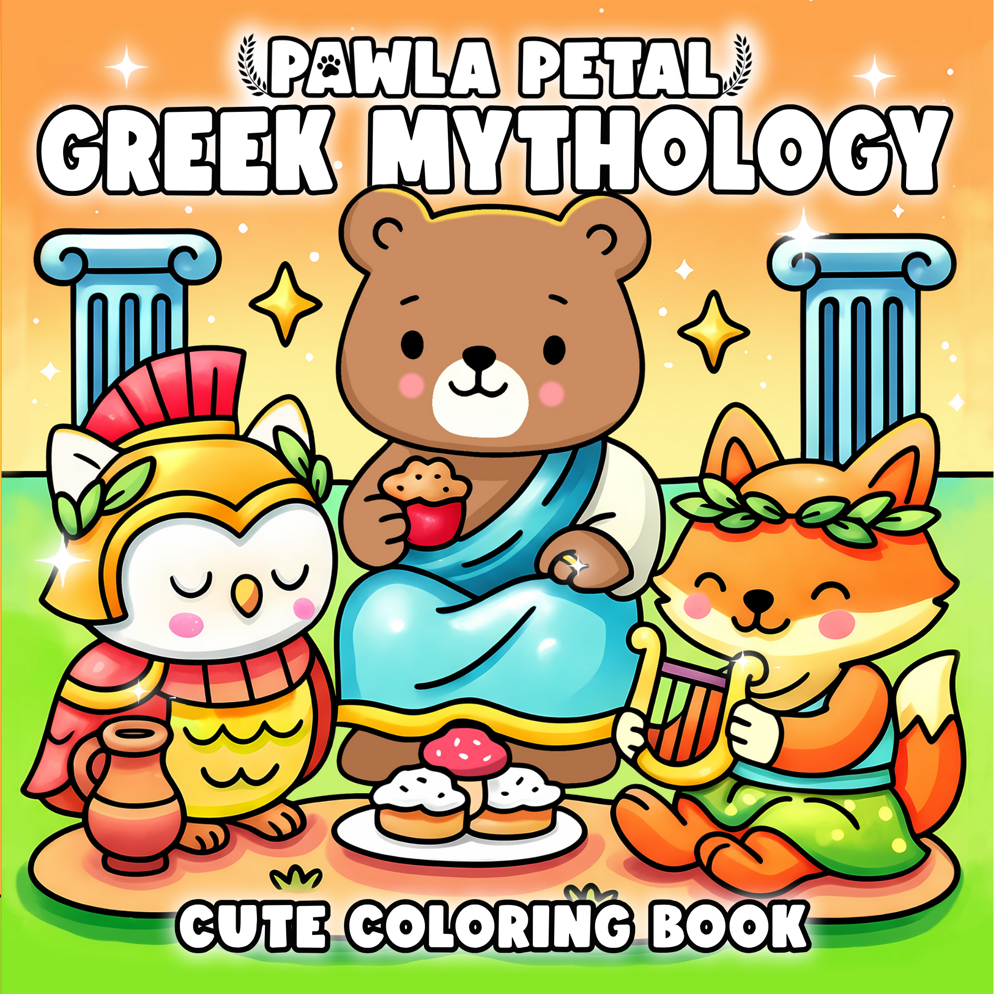 Cute Greek Mythology Coloring Book CV