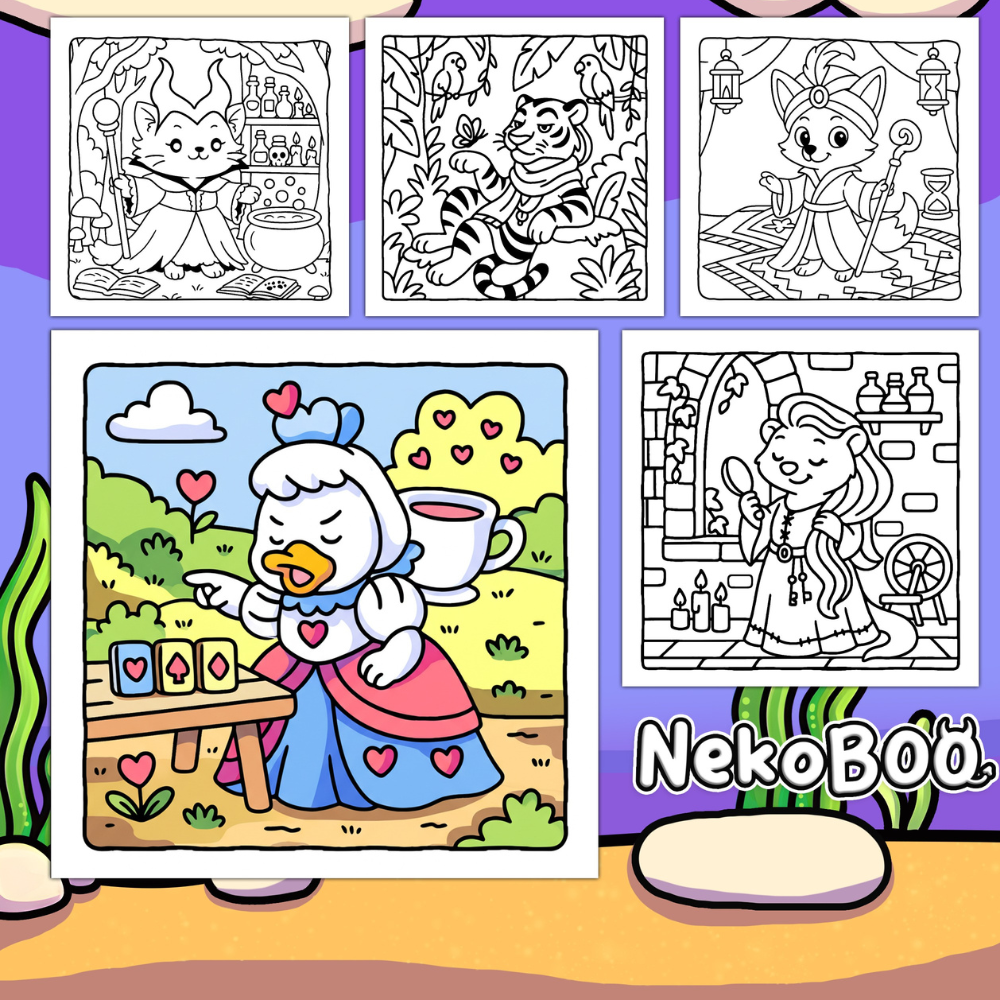 Cute Villains Coloring Book - Cute Animals Coloring Pages 2 Cute Villains Coloring Book - Cute Animals Coloring Pages