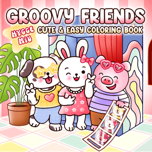 Groovy Friends Coloring Book